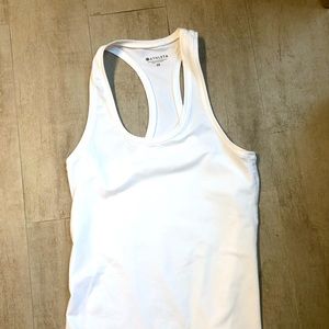Athleta white workout top size xs